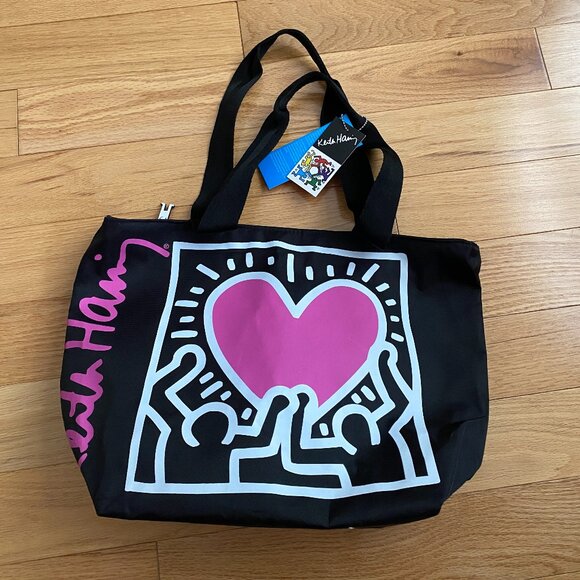 NEW Keith Harding Nylon Tote Bag - Picture 2 of 3